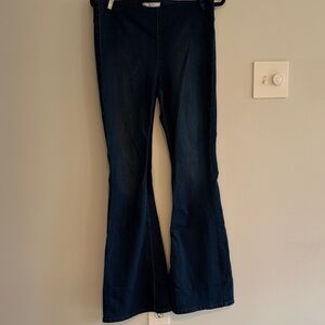 Free People Navy Flared Jeans